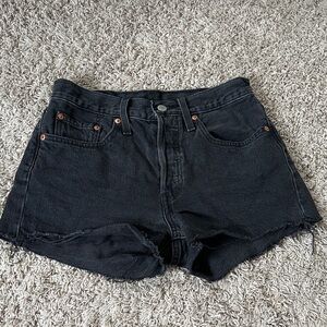 Levi's Women's Black Jean Shorts